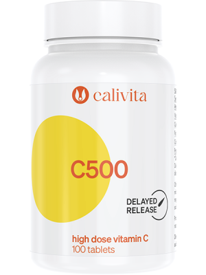 Calivita C500 100 tabliet- Veľká dávka vitamínu C