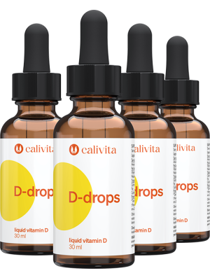 Calivita D-drops 4 x 30ml - Family pack