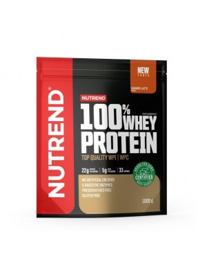 Nutrend 100% WHEY PROTEIN - karamelové latté - 1 000 g