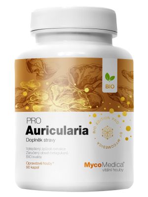 MycoMedica Auricularia PRO, 90 rastlinných kapsúl