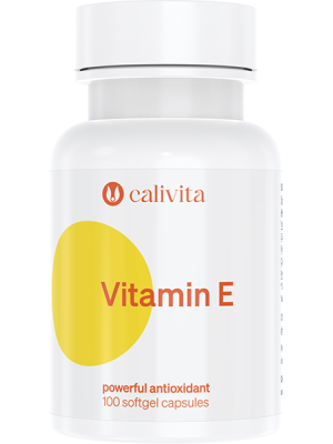 Calivita vitamín E - 100 mäkkých kapsúl 