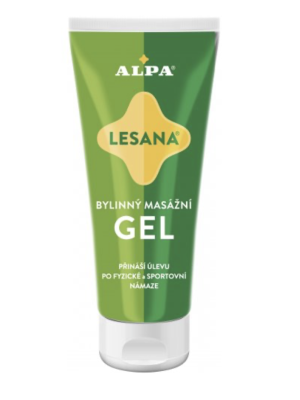 ALPA gél LESANA 100 ml - masáže, svalová únava, reumatické bolesti