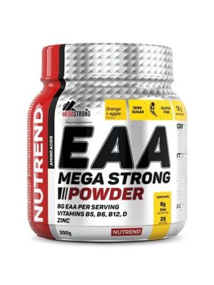 Nutrend EAA MEGA STRONG POWDER - pomaranč + jablko - 300 g