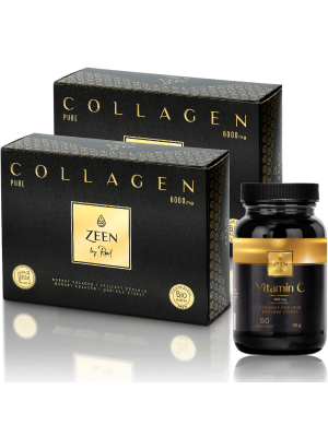 ZEEN 2x Collagen Pure 6000 mg 30 denných dávok s darčekom Viamínom C
