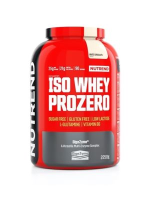 Nutrend ISO WHEY PROZERO - biela čokoláda - 2 250 g