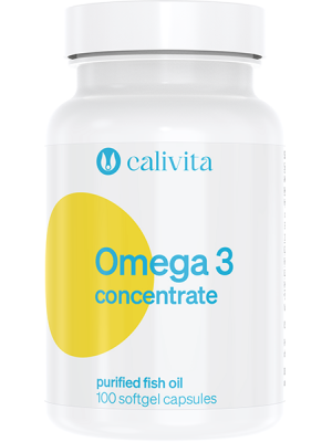 Calivita Omega 3 concentrate 100 mäkkých kapsúl 