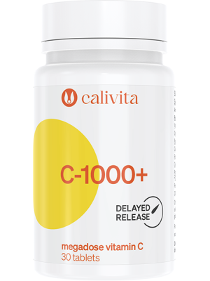 Calivita C-1000+ 30 tabliet - Mega dávka vitamínu C