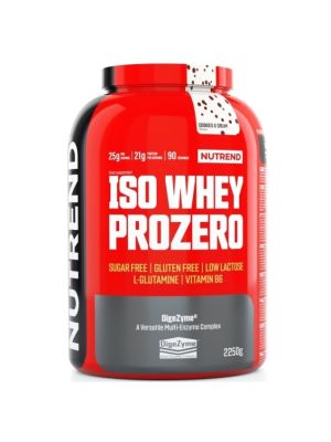 Nutrend ISO WHEY PROZERO - cookies cream - 2 250 g