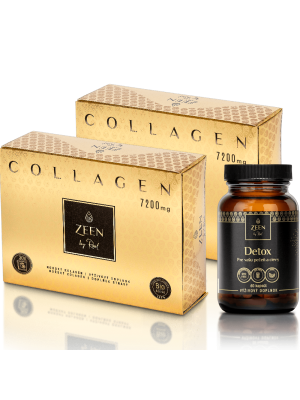 ZEEN 2x Collagen Lemmon 7200 mg a ZEEN Detox