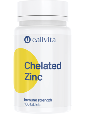 Calivita Chelated Zinc 100 tabliet - Organický Zinok