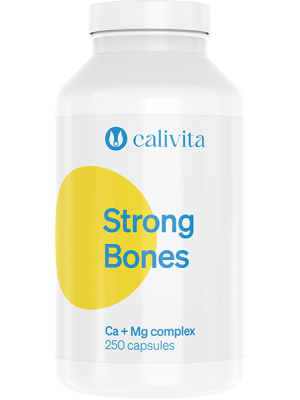 Calivita Strong Bones 250 kapsúl - Prípravok s Vápnikom a Horčíkom