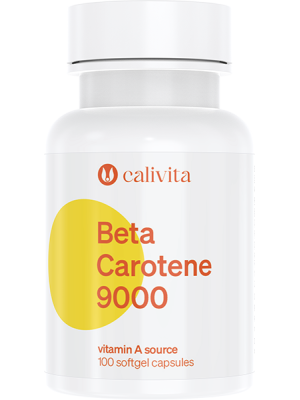 Beta Carotene Calivita Provitamin Vitamínu A - 100 mäkkých kapsúl