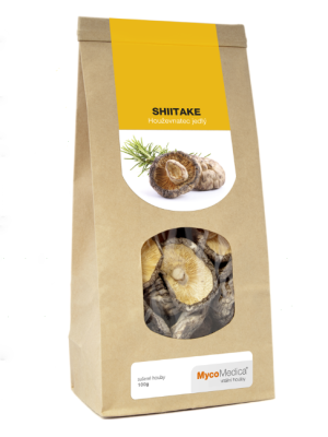 Shiitake sušená 100 g - Sušené Vitálne huby