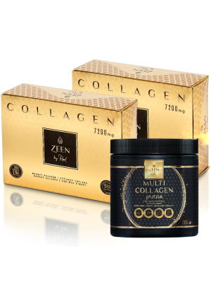 ZEEN 2x Collagen Lemmon 7200 mg s darčekom Multi Kolagén protein