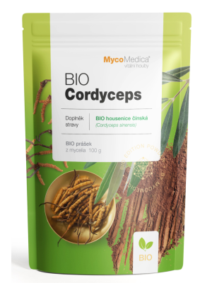 Mycomedica BIO Cordyceps 100 g - Vitálne huby v prášku